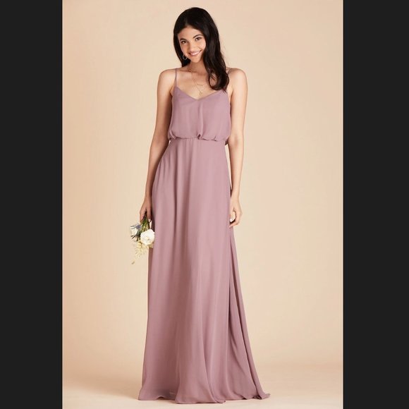 Birdy Grey Gwennie Bridesmaid Dress - Dark Mauve - Picture 4 of 7